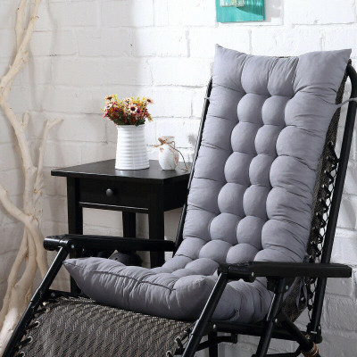 Mom's Moon Extra Long Rocking Chairpad Microfibre Solid Chair Pad Pack of 1(Grey)