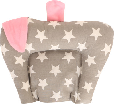Nonibud Mustard Seeds, Polyester Fibre Baby Pillow Pack of 1 Toons & Characters(Grey STAR)