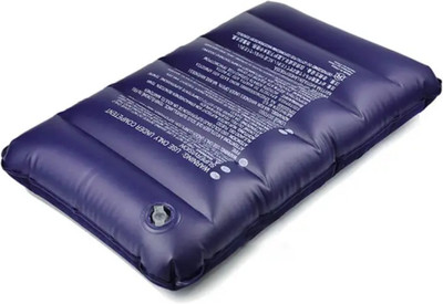 Naosucura Air Travel Pillow Pack of 1 Solid NaosuCura Travel Air(Blue)