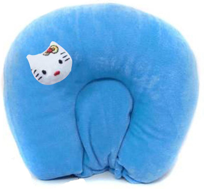 Kindar Care Mustard Seeds Baby Pillow Pack of 1 Toons & Characters Head Shaping Mustard Seed Pillow for 0 to 12 Months Babies, Newborn Baby(Sky Blue)