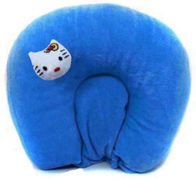shink Vetiver Roots, Cotton Baby Pillow Pack of 1 Toons & Characters, Animals piloo-1(Blue, White)