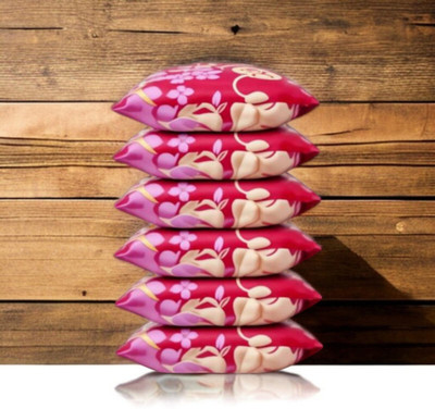 kuihome SOFT Microfibre Solid Sleeping Pillow Pack of 6(Multicolor)