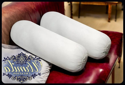 RUSHABH ENTERPRISE BLUE PRINT Polyester Fibre Abstract Sleeping Pillow Pack of 1(Blue)