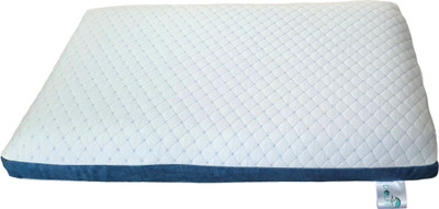 Dolfit Memory Foam Solid Orthopaedic Pillow Pack of 1(White)