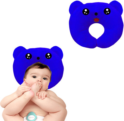 Varnar Baby Head Support Pillow Microfibre Toons & Characters Baby Pillow - Neck Pillow(Blue)