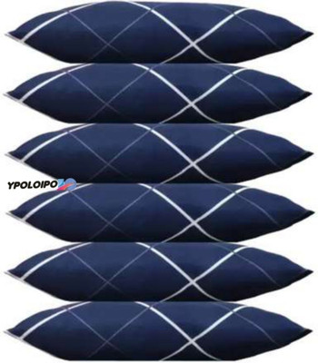 Urmila Creation Microfibre Sleeping Pillow Pack of 6 Solid LUXURY(Blue)