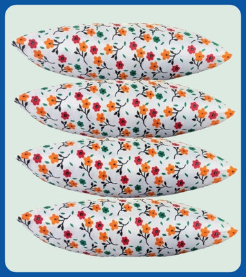 Urmila Creation Microfibre Sleeping Pillow Pack of 4 Floral LUXURY(Multicolor)