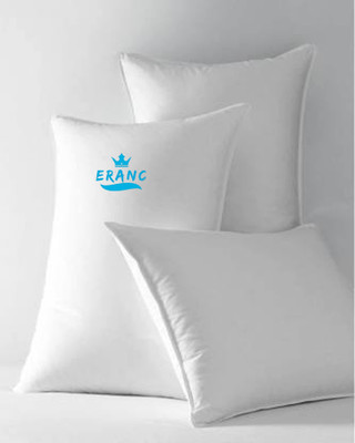 VILLAGERS Cotton Sleeping Pillow Pack of 3 Solid(White)