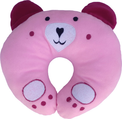 Munakhiya Cotton Baby Pillow Pack of 1 Toons & Characters(Pink)