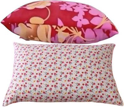 SOFT SNOOZE New Slpping Pillow11 Microfibre Solid Sleeping Pillow Pack of 2(Multicolor)