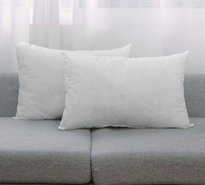 softlyf Microfibre Sleeping Pillow Pack of 2 Solid Microfiber Rectangular Soft Cushion Pillow Filler For Bed, Sofa, 16 x 24 Inch(White)