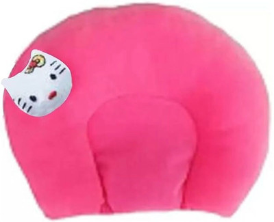 Trivika Fashions Mustard Seeds Baby Pillow Pack of 1 Solid(Pink)