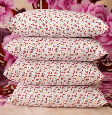 vraanc Luxury Polyester Fibre Abstract Sleeping Pillow Pack of 4(PRINT)
