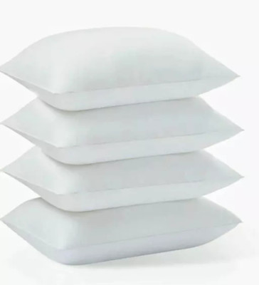 YPOLOIPO Polyester Fibre Solid Sleeping Pillow Pack of 4(White)