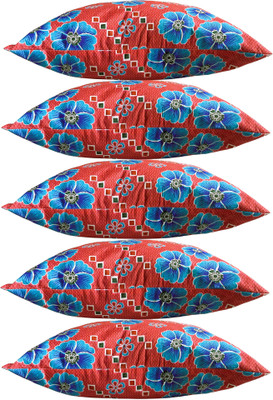 Navi collection Microfibre Abstract Sleeping Pillow Pack of 5(PINK CHECK)