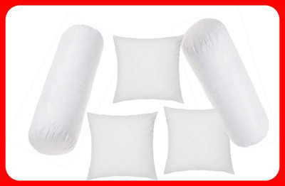 GTX Microfibre Solid Bolster Pack of 5(White)