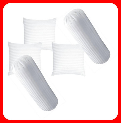 GTX Microfibre Bolster Pack of 5 Stripes(White)