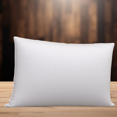 VJSTAR Microfibre Solid Sleeping Pillow Pack of 1(White)
