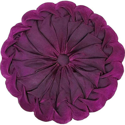 CHANDER cushion Microfibre Solid Cushion Pack of 3(Pink)