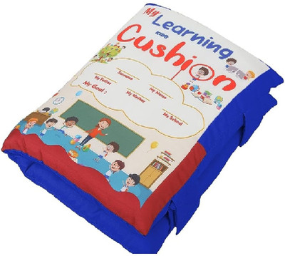 ARH Microfibre Alphanumeric Baby Pillow Pack of 1(Blue)