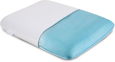 Sleepsia Gel Standard Medium Memory Foam, Gel Solid Sleeping Pillow Pack of 1(White)