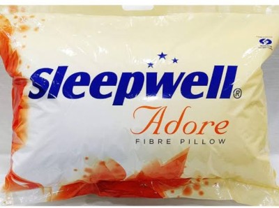 Sleepwell Adore pillow Microfibre Polka Sleeping Pillow Pack of 1(White)