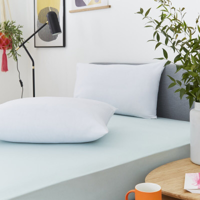 BHEBHA Pillow Set || Comfort And Support Pillow Microfibre Abstract Sleeping Pillow Pack of 2(White)