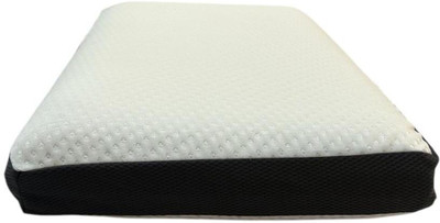Happinzo Sleeping Pillow for Neck Pain Memory Foam Solid Sleeping Pillow Pack of 1(WHITE & GREY)