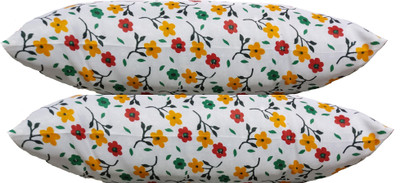 STOMIA Microfibre Abstract Sleeping Pillow Pack of 2(Multicolor)