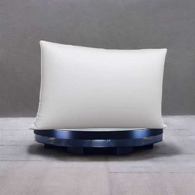 kuihome Polyester Fibre Sleeping Pillow Pack of 1 Solid(White)