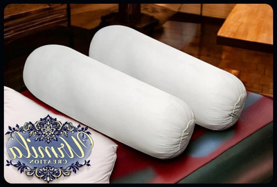 RUSHABH ENTERPRISE Blue Print Polyester Fibre Abstract Sleeping Pillow Pack of 1(Blue)