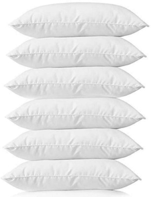 Urmila Creation Sleeping Pillow Set Of 6 Microfibre Solid Sleeping Pillow Pack of 6(White)