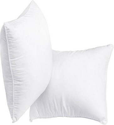 Changers Cushion Microfibre Solid Sleeping Pillow Pack of 2(White)