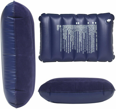 zobro Air Stripes Travel Pillow Pack of 1(Blue)