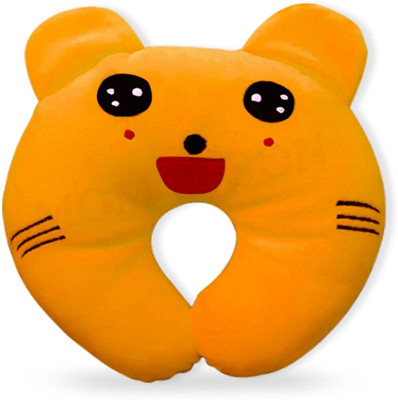 Found Fit Polyester Fibre Solid Baby Pillow Pack of 1(Yellow)