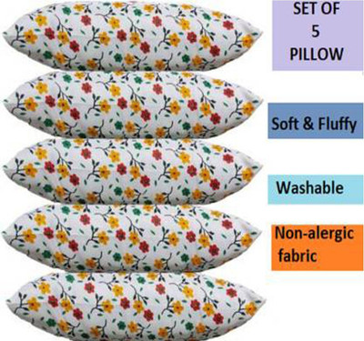 Urmila Creation Polyester Fibre Sleeping Pillow Pack of 5 Solid LUXURY(Multicolor)
