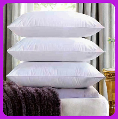 Urmila Creation Microfibre Sleeping Pillow Pack of 3 Solid LUXURY(White)