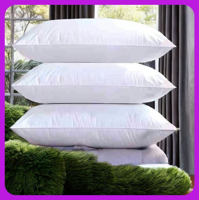 Urmila Creation Microfibre Sleeping Pillow Pack of 3 Solid LUXURY(White)