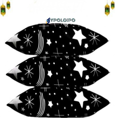 YPOLOIPO Polyester Fibre Sleeping Pillow Pack of 3 Abstract LUXURY(Blue)