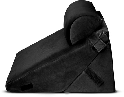 RELAXMOUR Memory Foam Solid Orthopaedic Pillow Pack of 1(Black)
