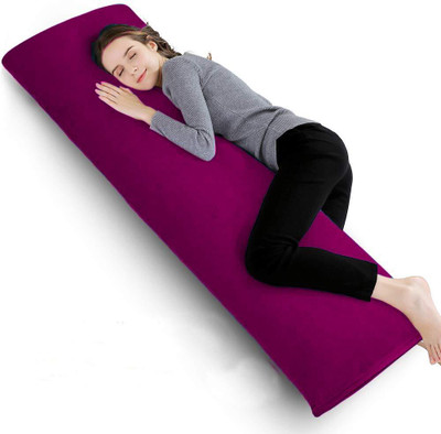 Hundur Store Microfibre Solid Pregnancy Pillow Pack of 1(Wine)