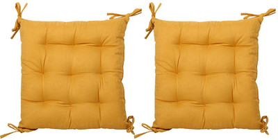 LINENWALAS Microfibre Solid Sleeping Pillow Pack of 2(Mustard Yellow)
