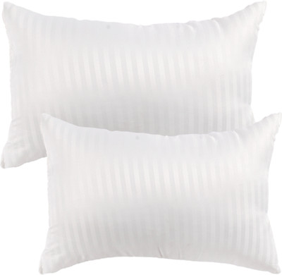 SIROKI BOND Microfibre Solid Sleeping Pillow Pack of 2(White)
