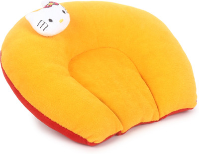 Ducudu Mustard Seeds Baby Pillow Pack of 1 Solid Velvet Mustard Seeds Toons & Characters(Yellow)