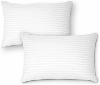 Changers Microfibre Solid Sleeping Pillow Pack of 2(White)