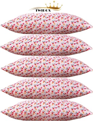 TWIROX LUXURY Polyester Fibre Floral Sleeping Pillow Pack of 5(Multicolor)