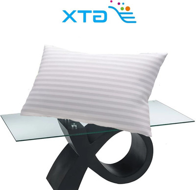 GTX Microfibre Sleeping Pillow Pack of 1 Stripes(White)