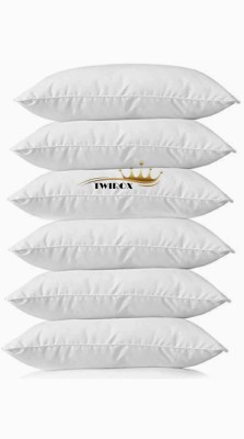 TWIROX LUXURY Microfibre Solid Sleeping Pillow Pack of 6(White)