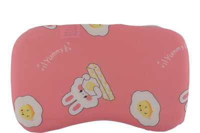 PASSION PETALS Memory Foam Abstract Baby Pillow Pack of 1(Pink)