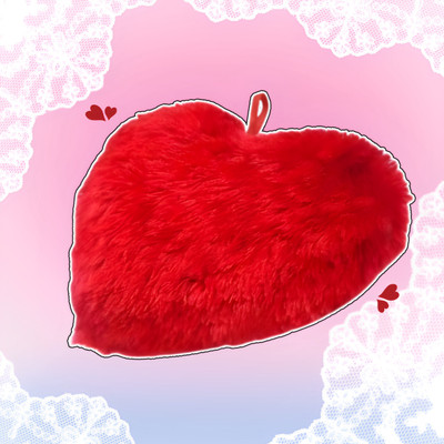 UnrealMonk Polyester Fibre Cushion Pack of 1 Solid(Red)